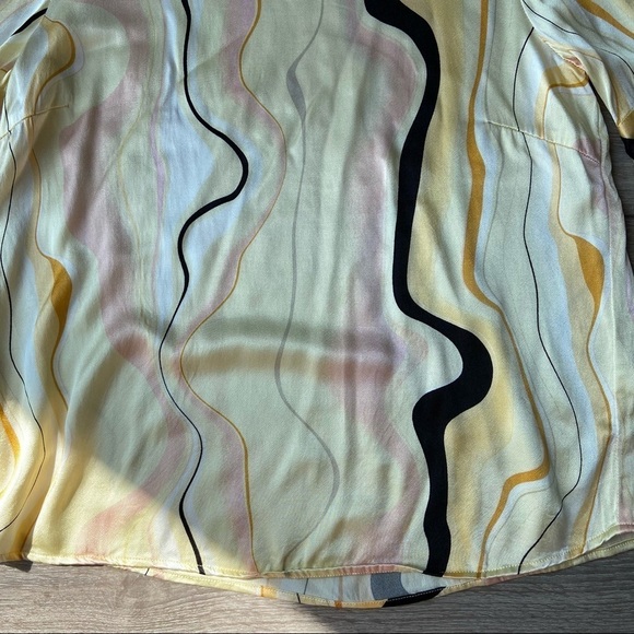 Culture Bell Sleeve Satin  Blouse - Picture 7 of 15